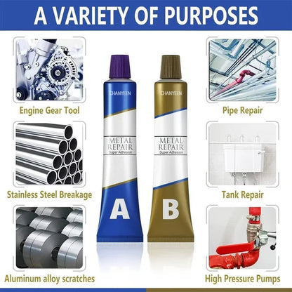 JAYSUING Metal Repair Super Adhesion Kit (A+B)